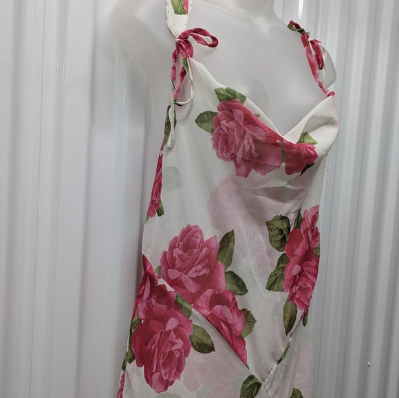 Forever 21 Pink and White Floral Maxi Dress - Picture 5 of 12